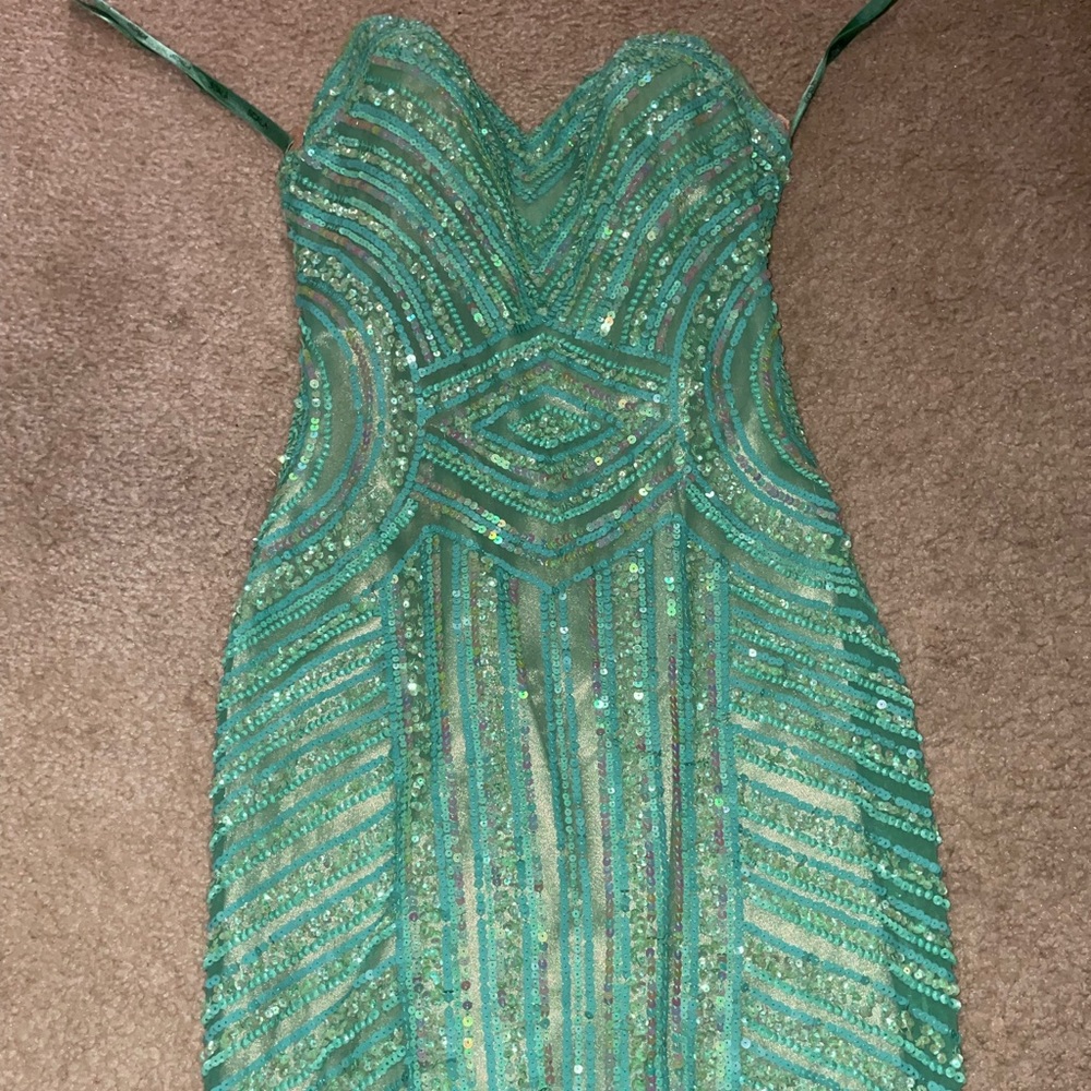 Scala Shorr Sequin Mini Dress